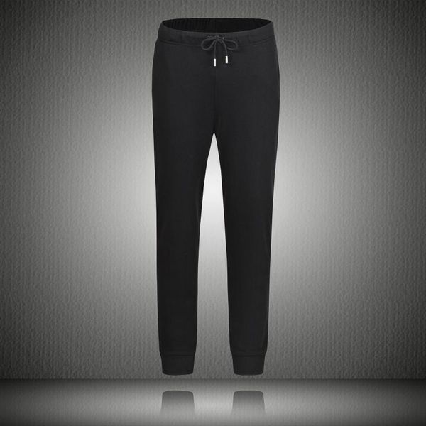 

men small horse joggers male sportpants trousers casual pants sweatpants 100%cotton gyms fitness men's, Black