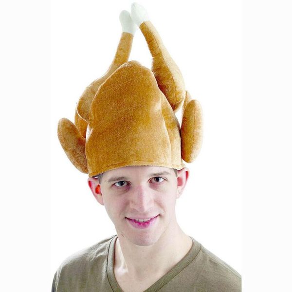 

party hats turkey thanksgiving hat novelty cooked chicken bird secret santa fancy dress funny adults festival costume caps arrivals