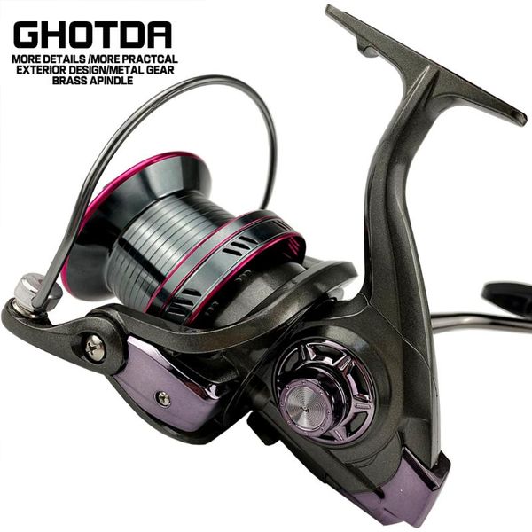 

spinning fishing reel 9000 10000 12000 12+1bb 20-30kg max carbon drag carp saltwater bass pike wheel baitcasting reels