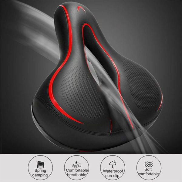 

bike seat cushion bicycle saddle cover hollow breathable soft road saddles seats mtb mountain parts for 1889
