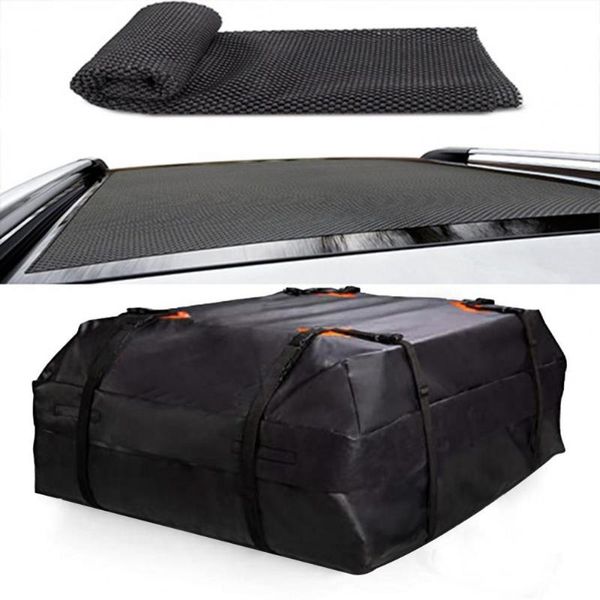 

parts drop roof cargo bag heavy duty welded seams leak proof traveling car for vehicle