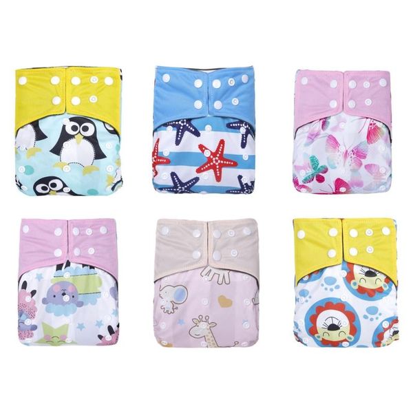 

cloth diapers a2ub reusable baby pocket washable bamboo charcoal adjustable nappy for 3-36 months born infants
