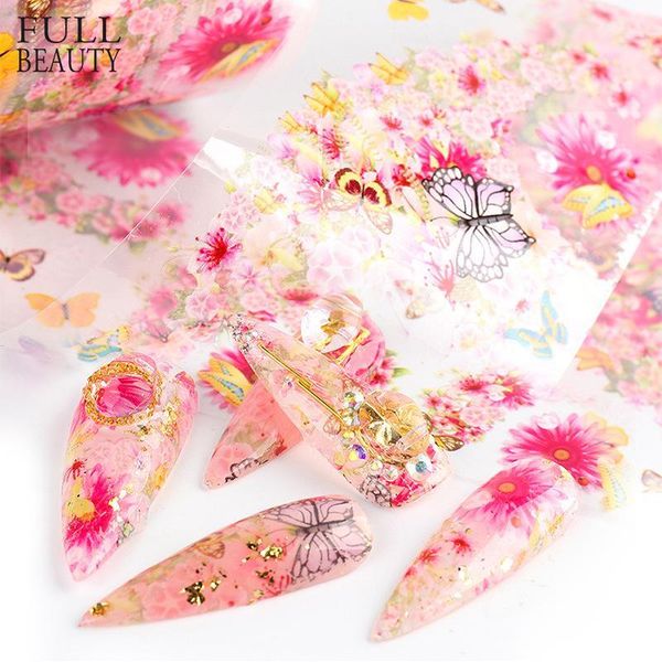 

starry transfer paper red book sale 10 seven color butterfly flower transparent bottom bag nail foil1, Red;pink