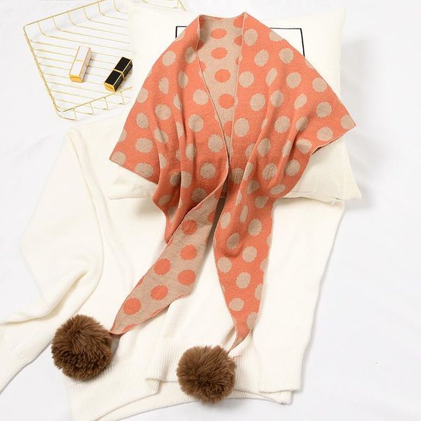 

scarves versatile winter wool scarf small female korean version short style fur collar cute student adult, Blue;gray