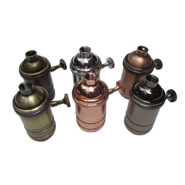 

pendant lamps edison lamp base light e27 screw bulb deco industrielle vintage retro aluminum lights nordic loft hang