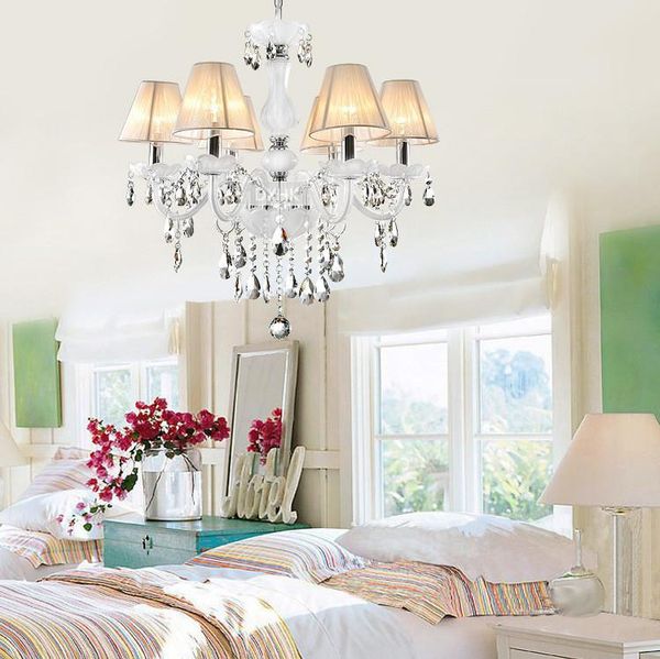 

chandeliers home modern white crystal for livingroom bedroom indoor lamp k9 lustres de teto ceiling chandelier