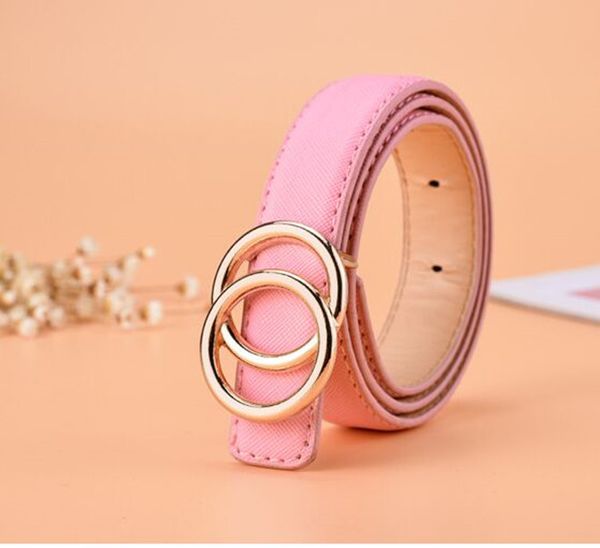 

fashion kids belt boutique children metal buckles belts babypu leather all-match suspenders accessories 80cm 108cm, Black