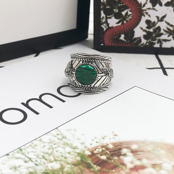 

s925 silver rings new gemstone popular alloy couple ring fashion jewelry supply