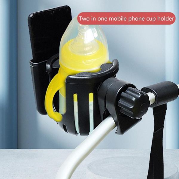 

stroller parts & accessories universal child cup rack for strollers high-quality anti-slip balck baby feeding bottle holder outdoor