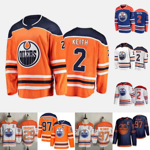 

2021 reverse retro connor mcdavid jersey edmonton oilers duncan keith leon draisaitl zack kassian oscar klefbom adam larsson mikko koskinen, Black;red