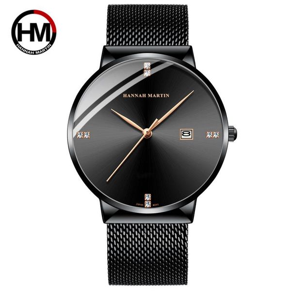 

wristwatches men watch simple casual quartz calendar waterproof wristwatch for women stainless steel milanese mesh band relogios, Slivery;brown