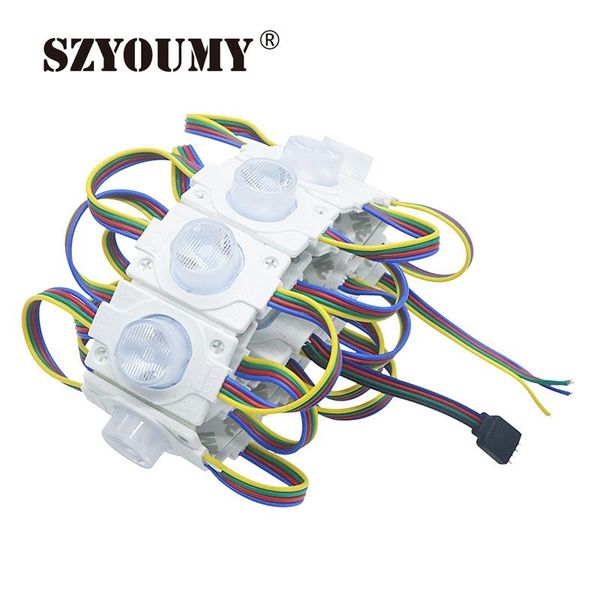 

high power led module side lighting 3030 lamps 1 injection lens super brightness 1000pcs ship by fedex modules