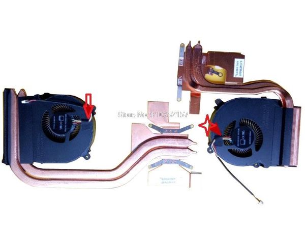 

15.6' cpu gpu fan&heatsink for clevo n850ep n857ep n870ep6 n871ep6 n875ep6 n850ep6 n857ep6 5v 0.5a 4pin 4wire lapcooling pads