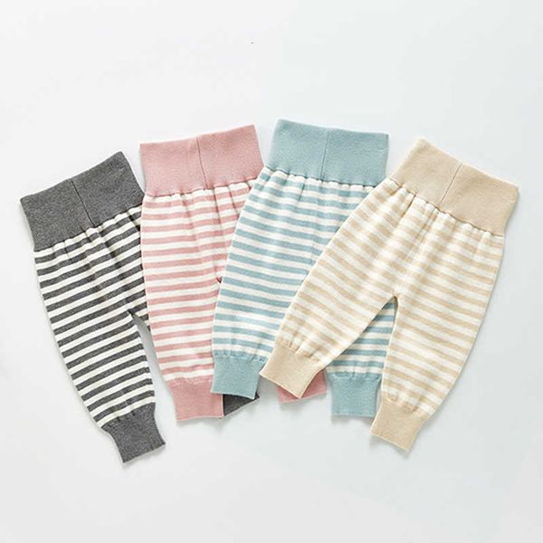

spring autumn kids baby boys girls loose stripe pants children's clothing casual baby boys girls pants children pants, Blue