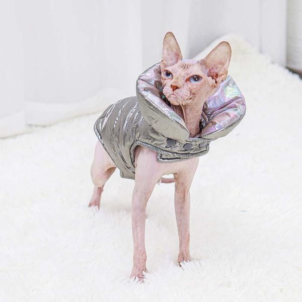 

dog apparel pet cat bubble collar fashion coat doggie puppy down jacket hoodie clothes warm clothing for small dogs winter