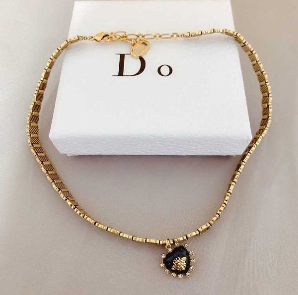 dijia bee collar necklace female brass heart-shaped necklace fan collar female dijia heart-shaped bee collar female