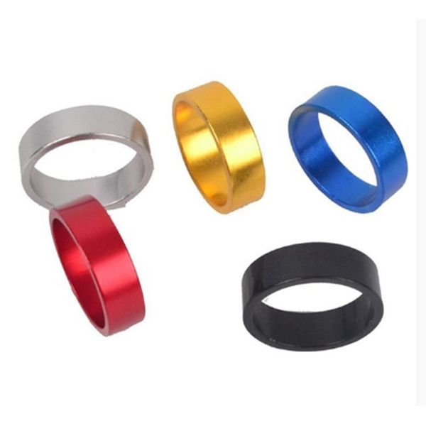 

tools 8pcs/set 5/10/15/20mm aluminum alloy headset stem spacer mtb 28.6mm fork washer cap for road bike cycling