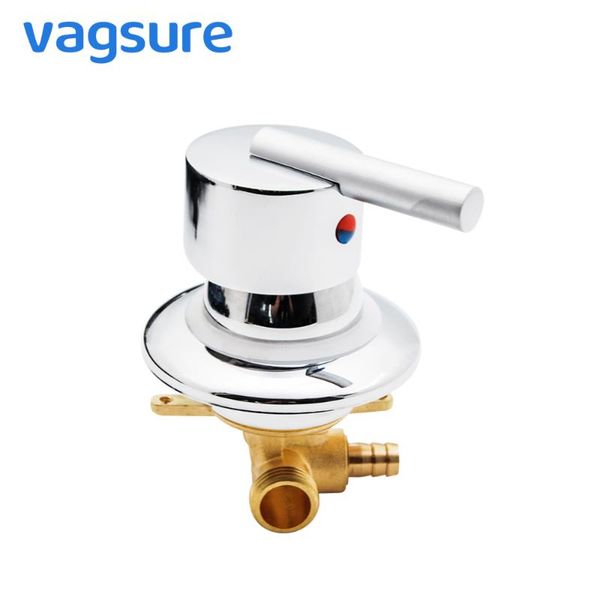 

vagsure 1 ways outlet gear screw thread / intubation tap cold and brass shower faucet mixer diverter bathroom cabin steam sets