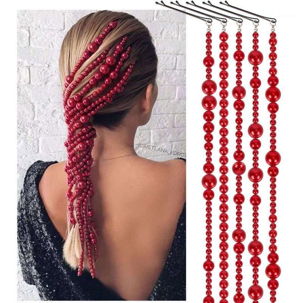 

cross border exclusively for europe and america hair accessories abs imitation pearl fa lian 137701
