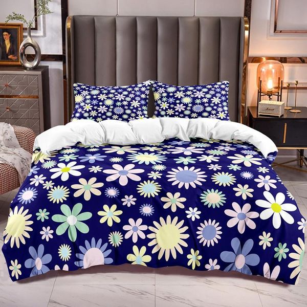 

bedding sets flowers duvet cover botanical comforter floral kids teens adults quilt zipper closure
