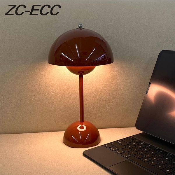 

table lamps zc-ecc modern bedroom lamp flowerpot light e27 reading bedside desk for home lighting