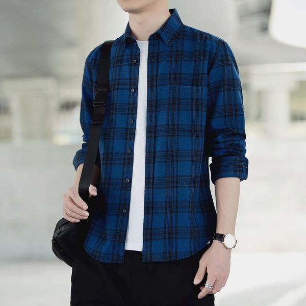 

men's casual shirts 2021 spring and autumn ins shirt long sleeve men, White;black