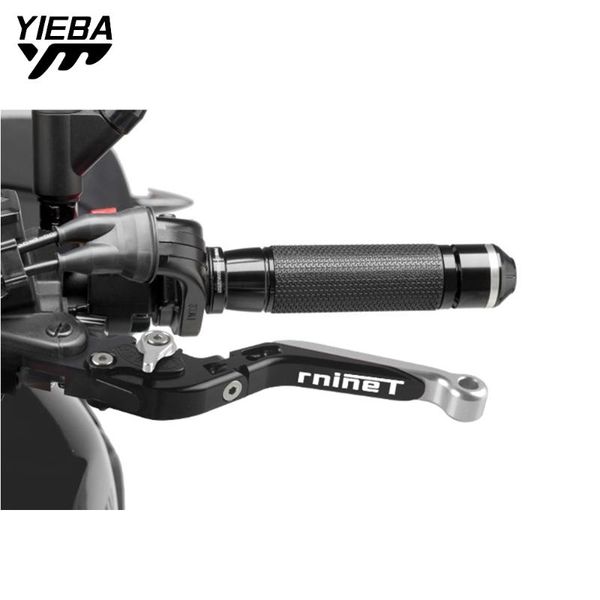 

motorcycle brakes cnc adjustable folding extended brake clutch levers for rninet cafe racer r nine t pure / 2021