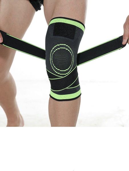

elastic knee pads nylon sports fitness kneepad brace running elbow &, Black;gray