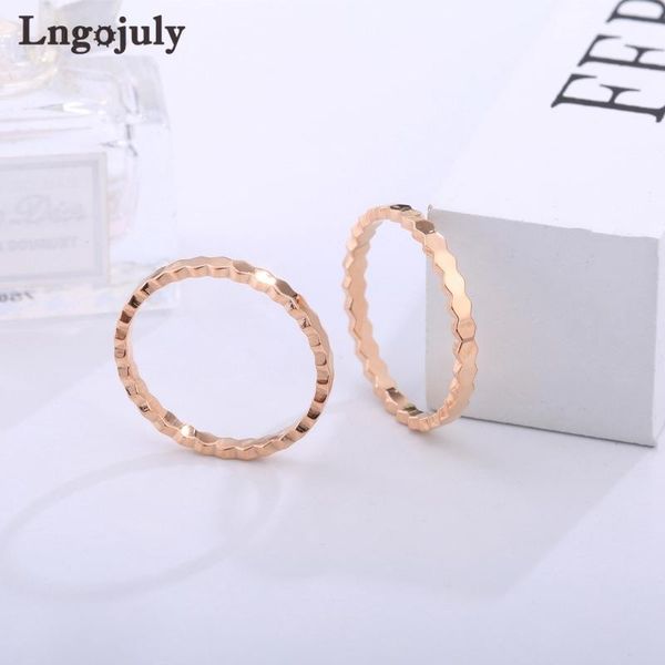 

wedding rings fashion women titanium steel jewelry rosegold for girlfriend anniversary party wholesale, Slivery;golden