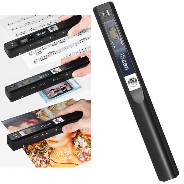 

mini portable digital scanner 900dpi handyscan wireless a4 handhold pen document jpg/pdf scanners