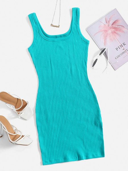 

rib-knit solid bodycon dress t7eg#, Black;gray
