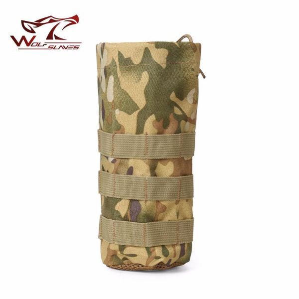 

outdoor molle water bottle bag tactical kettle pouch holder carrier bags