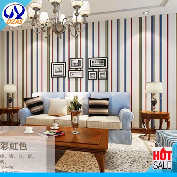 

wallpapers pure green paper wallpaper minimalist fashion living room mediterranean- colored stripe background bedroom