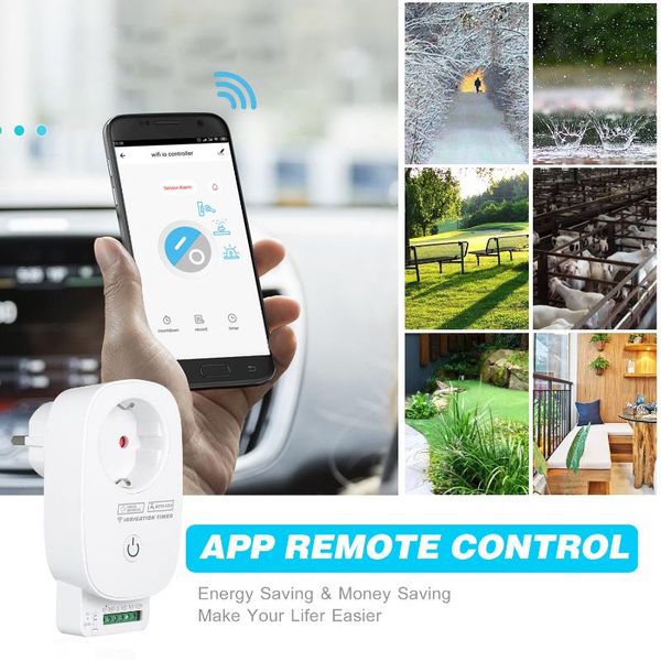 

wifi control garden irrigation system sprinkler controller automatic watering timer for alexa google home assistant tuya equipments