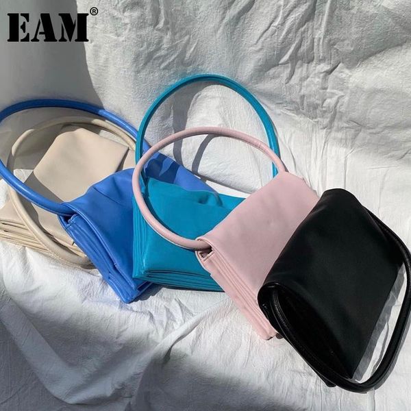 

cross body [eam] women elegant brand simple pu leather flap personality all-match crossbody shoulder bag fashion tide 2021 18a3267