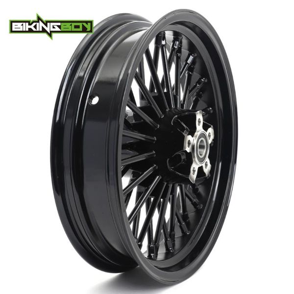 

motorcycle wheels & tires bikingboy 16" x 3.5" dual discs front wheel 36 fat spokes for dyna wide glide softail electra touring sp