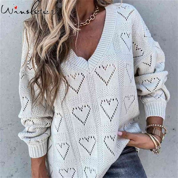 

spring autumn sweater women girls multi colors v-neck solid slim pullover knitted long sleeve basic t0n910a 210421, Black;white
