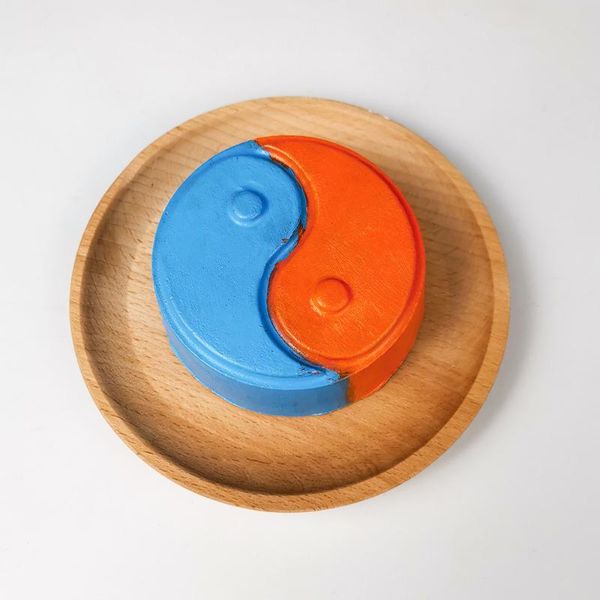 

craft tools 2021 tai chi yin yang candle mold diy silicone for concrete making
