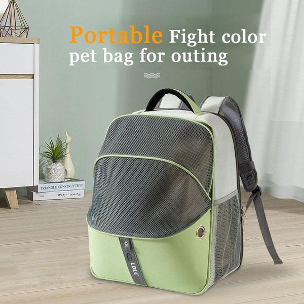 

cat carriers,crates & houses pet backpack fight color to go out portable chest bag for small dogs foldable kitten