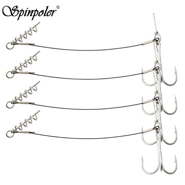 

fishing hooks super quality 3pcs/lot outdoor ocean boat screw connector set excellent stitching fishhook for pike bass