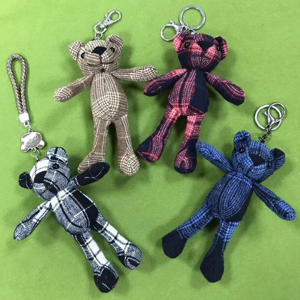 

boutique cloth art joint bear key chain pendant doll bag jewelry mascot plush toys