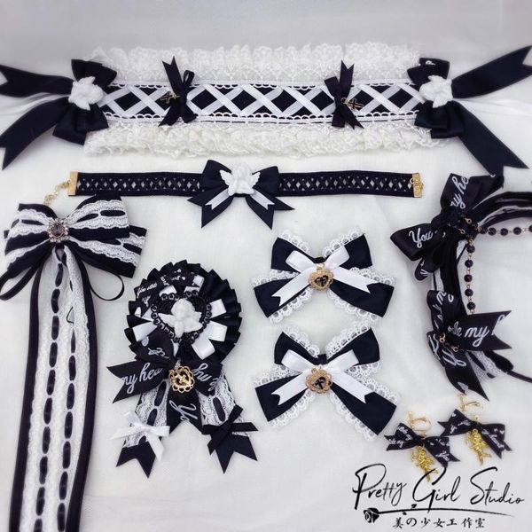 

other event & party supplies original dark black white gothic cross kc headband lolita headdress babydoll side clip lo