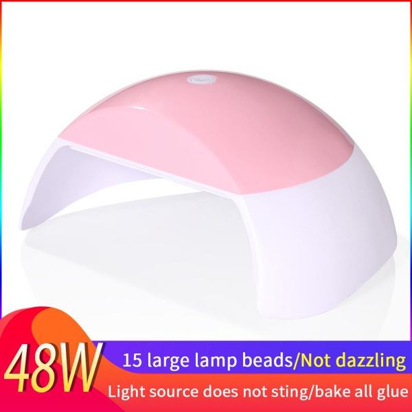 

nail dryers 48w art lamp portable non-black hand potherapy machine dual light source led/uv
