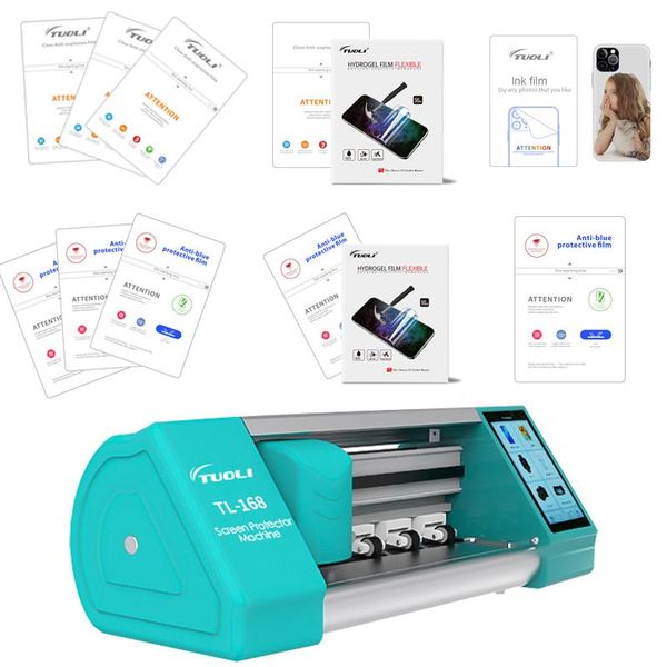 

50pcs hd hydraulic film for mobile phone front screen back cover protector ultra thin tl-168 mechanic cutting machine cell repairing tools