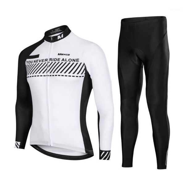 

simple black white mtb dh cycling jersey set racing bicycle long sleeves shirt pants suit spring bike riding jersey1, Black;blue