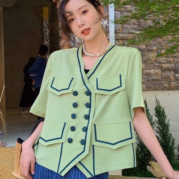 

women blouse lapel long sleeve loose fit shirt fashion spring summer 210510, White