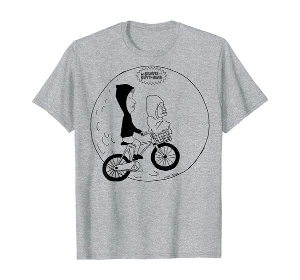 

beavis and butthead extra terrestrial graphic t-shirt, White;black