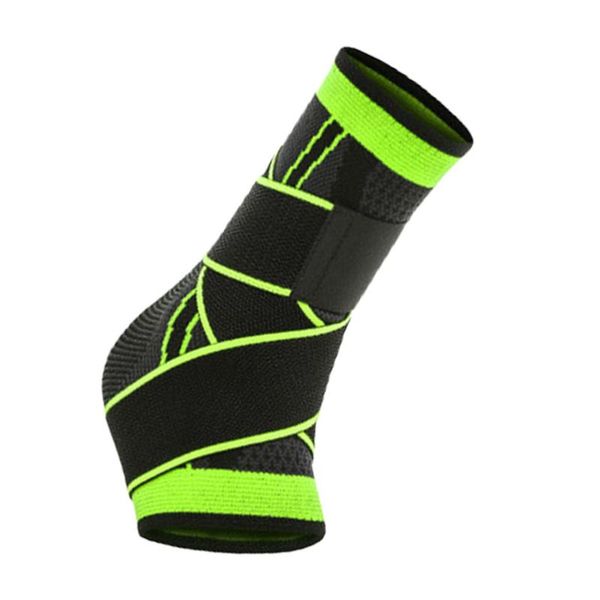 

ankle support breathable elastic brace sports for sprain (green), Blue;black
