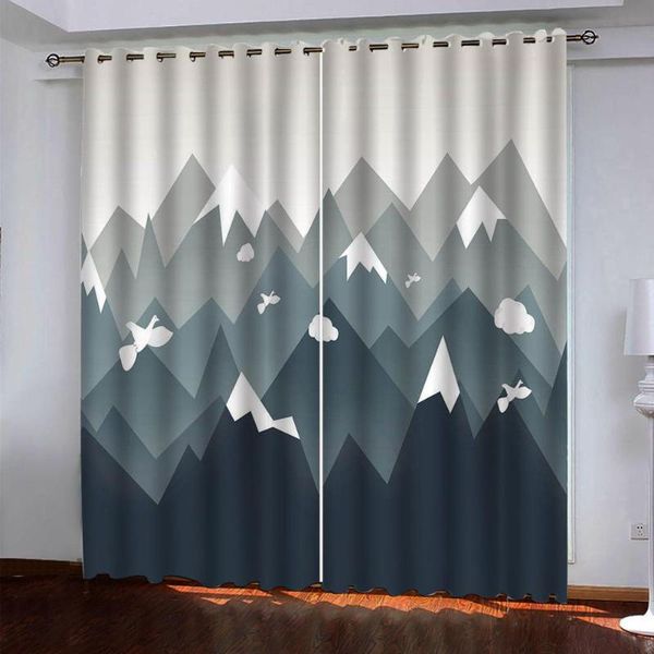 

curtain & drapes 3d curtains living room bedroom customized size blackout window decoration