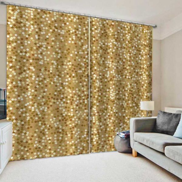 

po fashion customized 3d curtains custom curtain fabric gold round & drapes